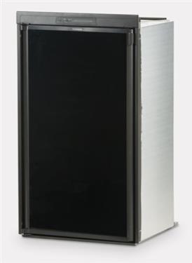 Dometic Americana Single Compartment Refrigerator With Freezer 4 Cubic Feet • AC/LP • Black Frame • RM2451RB1F