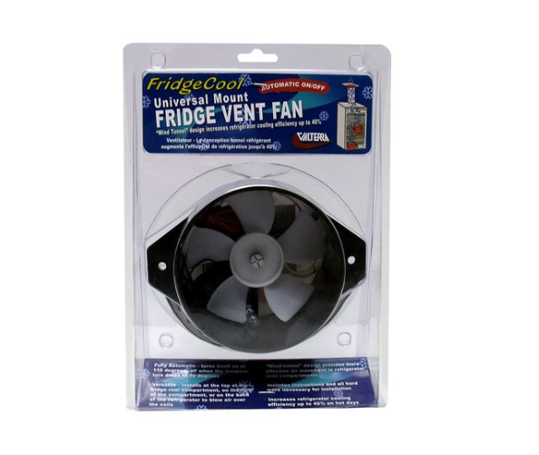 Valterra FridgeCool Universal RV Fridge Cooling Unit Exhaust Vent Fan  • A10-2618VP