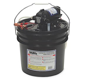Shurflo Oil Change System Pump with Bucket 1.5 GPM 12VDC  • 8050-305-426