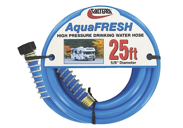 Valterra AquaFRESH Blue High Pressure Drinking Water Hose with Hose Savers 5/8