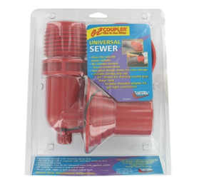 Valterra EZ Coupler Red 90° Sewer Adapter  • F02-3305VP