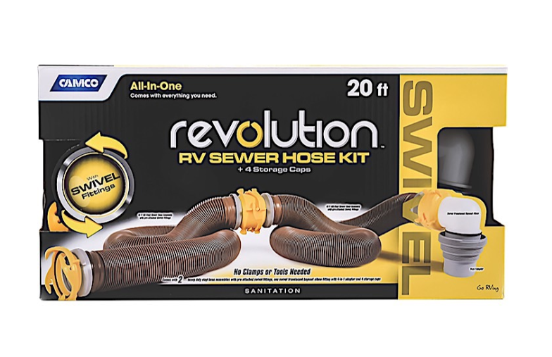 Camco Revolution 20' Brown Sewer Kit  • 39625