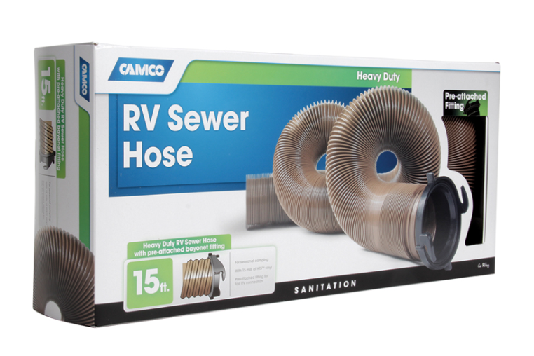 Camco HTS 15' Brown Heavy Duty Sewer Hose with Bayonet Fitting  • 39691