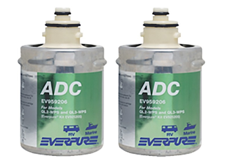Shurflo Everpure KDF/GAC Water Filter Cartridges for QL2/ QL3 Water Filters  • EV959207