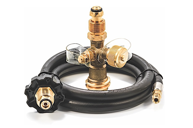 Camco Brass LP Gas Tee with 5' Hose  • 59125