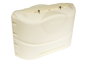 Camco Polyethylene Heavy Duty Cover for Dual 20 lbs Tanks White  • 40525