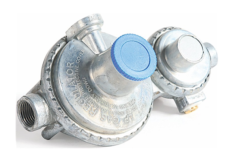 Camco Fixed Two Stage Horizontal LP Gas Regulator (1/4