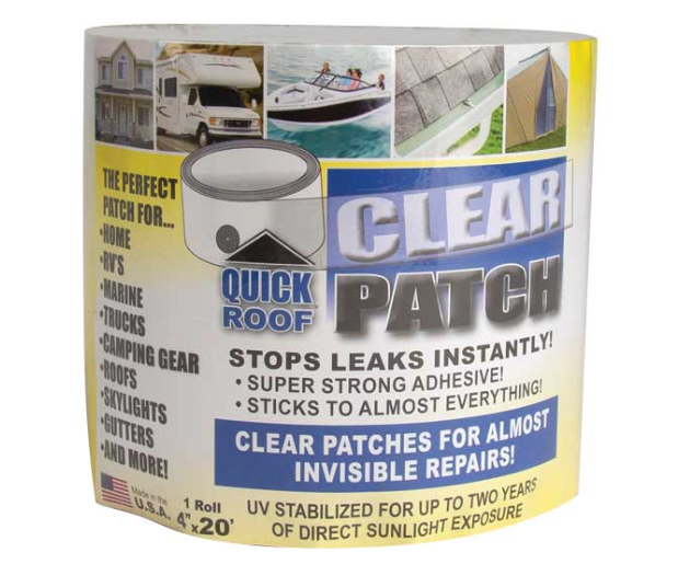 Cofair Products Quick Roof Clear Roll Tape 4