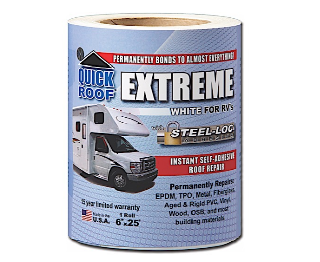 Cofair Products Quick Roof Extreme Multi-Purpose White Roll Tape 6