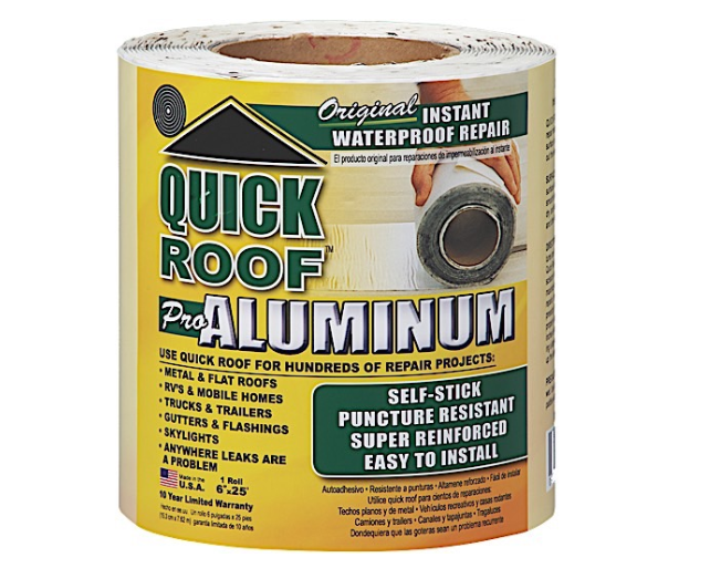 Cofair Products Quick Roof Silver Roll Tape 6