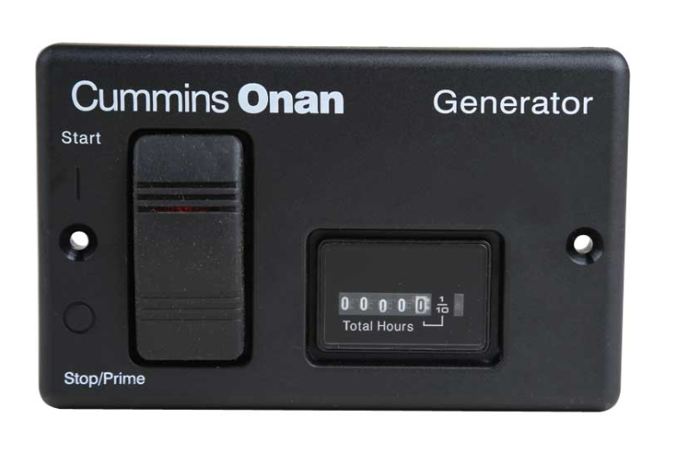 Cummins/Onan Remote Start/Stop with Analog Hourmeter for QG Gas & QG LP Models  • 300-5332