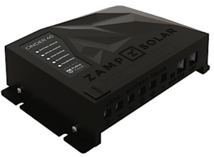 Zamp Solar 40-Amp 12 or 24V PWM 4-Stage Bluetooth Solar Charge Controller with Temp Sensor  • SCC1005