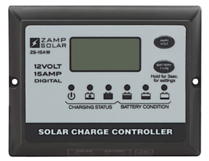 Zamp Solar 15 Amp 5-Stage PWM Charge Controller  • ZS-15AW