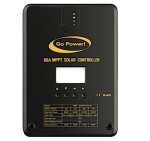 Go Power 60 Amp MPPT Solar Controller With Digital Display  • 82804