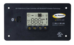 Go Power 30-Amp Dual Bank Bluetooth Enabled Digital Solar Controller  • 82756