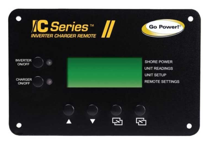 Go Power! Inverter Charger Remote for IC Series Inverter/Charger  • 77742