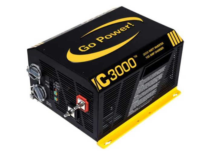 Go Power! IC Series 3000-Watt Inverter Charger with Remote  • 75013