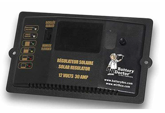 Battery Doctor 30 Amp 12 Volt Solar Regulator Controller  • 23125