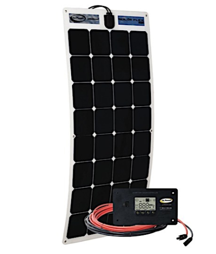 Go Power! 100 Watt Flexible Solar Kit With 30 Amp Pwm Controller  • 82849