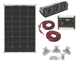 Zamp Solar 115 Watt Roof Mount Solar Kit  • KIT1003
