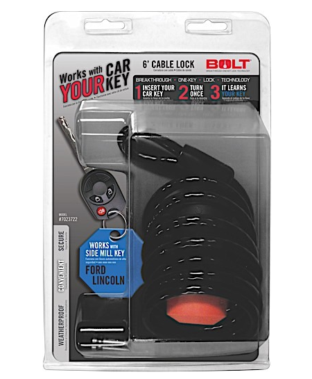 Bolt Lock 6' Cable Lock Ford Side Cut  • 7023722