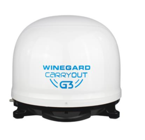 Winegard Carryout G3 Portable Automatic Satellite Antenna, White  • GM-9000
