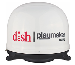 Winegard Dish Playmaker Dual Automatic Satellite System, White  • PL-8000