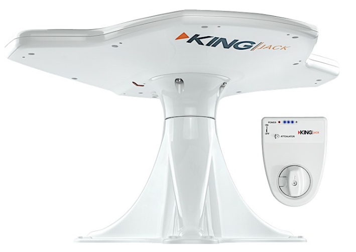 King Directional Over-the-Air Antenna with Mount & Built-in Signal Meter  • OA8500