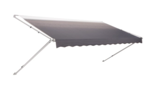 Dometic 8500 15'W x 8' Ext. Vinyl Fade Sandstone Manual RV Patio Awning with Polar White Weather Cover  • 848NS15.400B