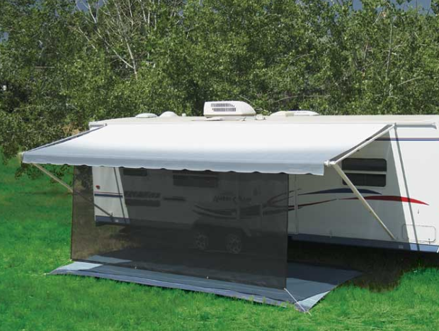 Carefree of Colorado SunBlocker RV Awning Front Shade Panel 15'W x 6'H  • 82158802