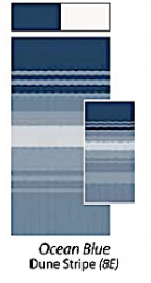 Carefree of Colorado Replacement RV Awning Fabric Ocean Blue For 16' Length Awnings  • 80168E00