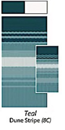 Carefree of Colorado Replacement RV Awning Fabric Teal For 17' Length Awnings  • 80178C00