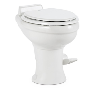 Dometic 320 Series Elongated Ceramic Standard Height RV Toilet - White  • 302320081
