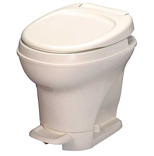 Thetford Aqua-Magic V High Profile RV Toilet with Foot Pedal Flush - White  • 31671