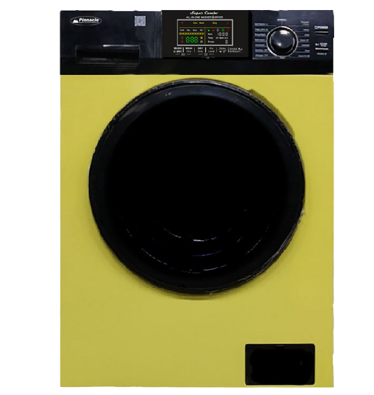 Pinnacle Super Combo RV Washer-Dryer XL 18 lbs Spring Yellow /Black  • 21-5500 YB