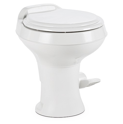 Dometic 300 Series Lightweight Standard Height RV Toilet - White  • 302300071