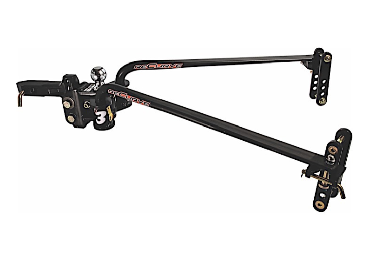 Camco ReCurve R3 Weight Distribution Hitch with Adjustable Sway Control - 12,000 GTW / 1,200 lb.TW  • 48753