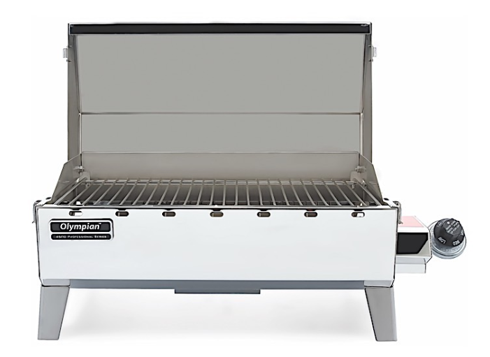 Camco Olympian 4500 Premium Stainless Steel Portable LP Gas Grill  • 57251