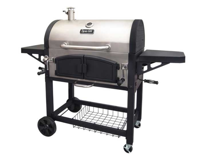 Dyna-Glo Dual Chamber X-Large Premium Charcoal Grill – Stainless Steel  • DGN576SNC-D