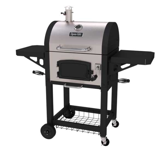 Dyna-Glo Compact Heavy Duty Charcoal Grill – Stainless Steel  • DGN405SNC-D