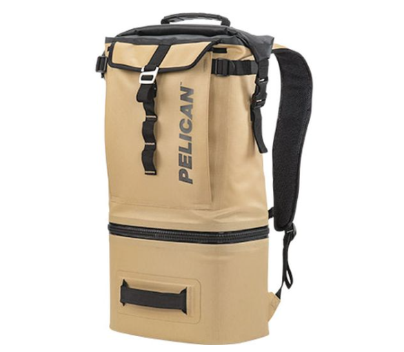 Pelican 19.4-Quart Dayventure Dual Compartment Backpack Cooler - Coyote  • SOFT-CBKPK-COYOTE