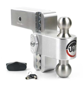 Weigh Safe Turnover Ball 6in Drop Hitch with 3in Shank 8k/21k GTWR with Dual Pin Lock  • LTB6-3