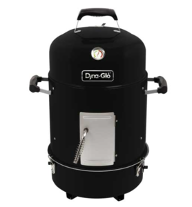 Dyna-Glo Compact Charcoal Bullet Smoker - High-Gloss Black  • DGVS390BC-D