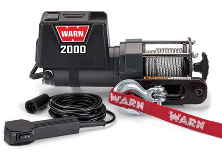 Warn 2000 DC Powered Utility 2000lb Winch  • 92000