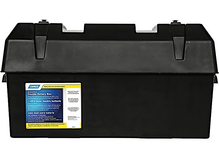 Camco Double Battery Box for Group GC2, 24 Batteries  • 55374