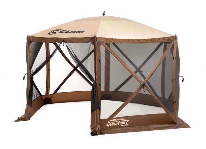 Quick-Set Escape 6-Sided Screen Shelter - Brown/Tan  • 9879