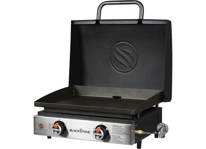 Blackstone 22” Propane Tabletop Griddle with Hood  • 1813