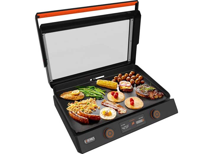 Blackstone 22” E-Series Electric Tabletop Griddle with Hood  • 8001