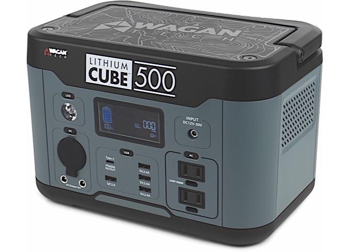 Wagan Lithium Cube 500 Pure Sine Wave Inverter — 600 Surge Watts, 500 Rated Watts  • 8834