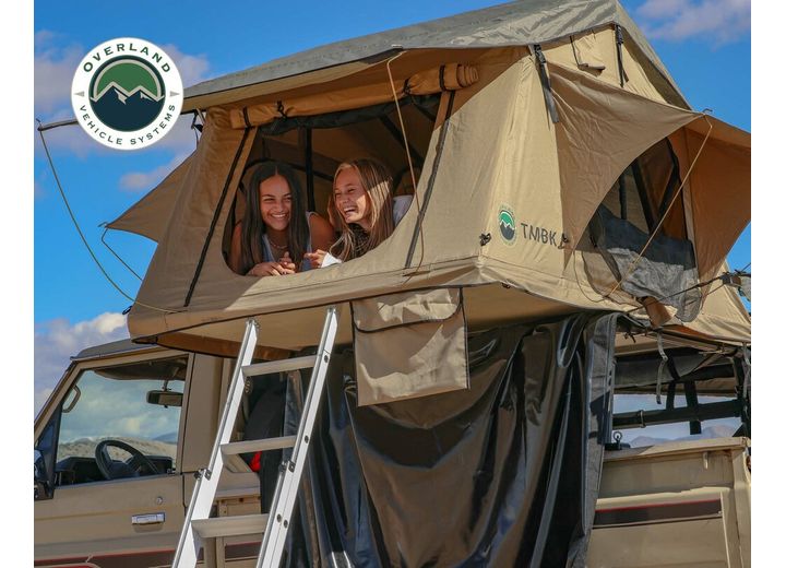 Overland Vehicle Systems TMBK 3 Person Roof Top Tent with Green Rain Fly  • 18119933